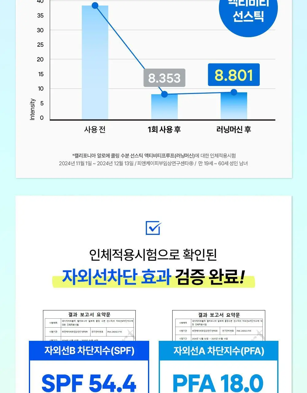 [곡선쉐입] 네이처리퍼블릭 캘리포니아 알로에 선스틱 SPF50+ PA++++ 3종 (보송/쿨링수분/진정) 상세페이지 34